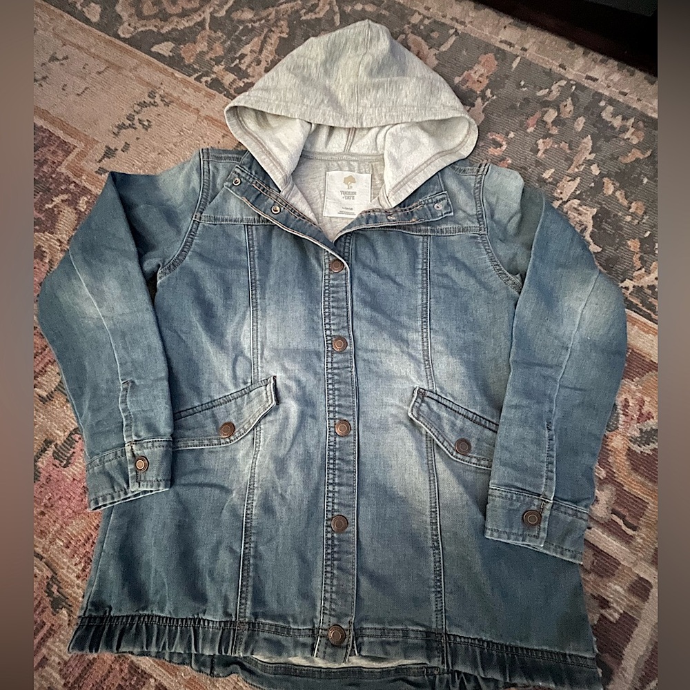 Hooded Jean jacket